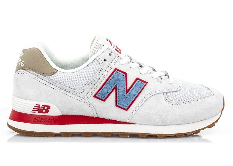 New Balance 574 - Grey and Red