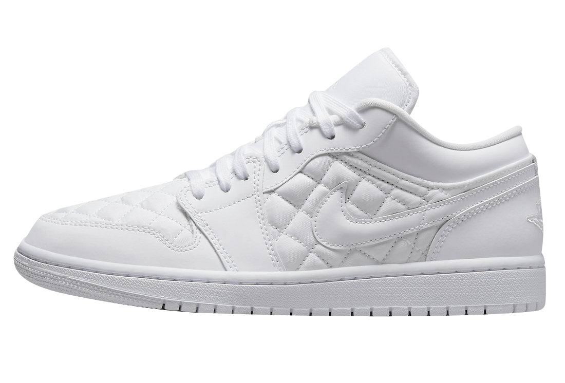 Jordan 1 Low Quilted Triple White